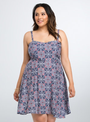 Plus Size - Medallion Print Sundress - Torrid