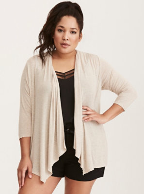 Plus Size - Lightweight Drape Cardigan - Torrid