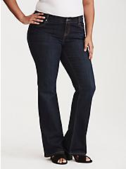 Relaxed Boot Vintage Stretch Mid-Rise Jean, CLEAN DARK, alternate