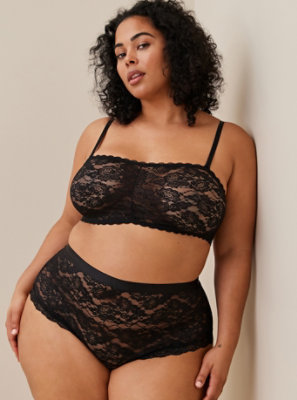 Plus Size - Cheeky Panty - Lace Red - Torrid