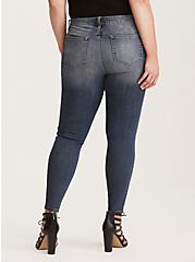 Plus Size Premium Stretch Skinny Jean – Medium Wash, NEPTUNE, alternate