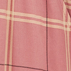 Mini Challis Zip-Front Shirt Dress, ROSE PLAID, swatch