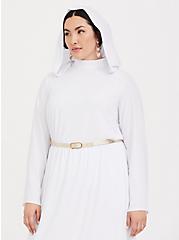 Plus Size Star Wars Princess Leia White Maxi Dress, WHITE, alternate