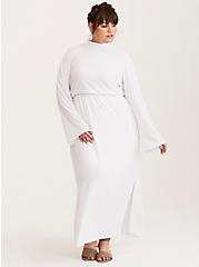 Plus Size Star Wars Princess Leia White Maxi Dress, WHITE, alternate