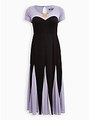 Disney The Little Mermaid Ursula Purple Maxi Dress, DEEP BLACK, hi-res