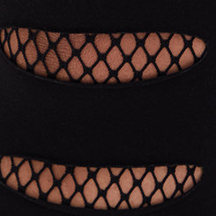 Full Length Signature Waist Split Legging, DEEP BLACK, swatch