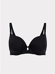 T-Shirt Lightly Lined Smooth 360° Back Smoothing™ Bra, RICH BLACK, hi-res