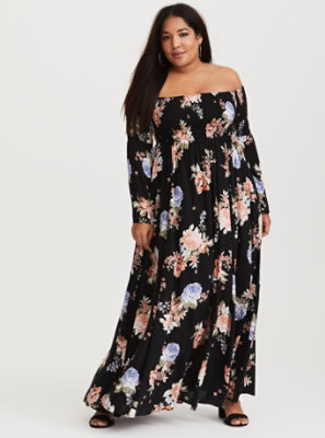 torrid floral maxi dress