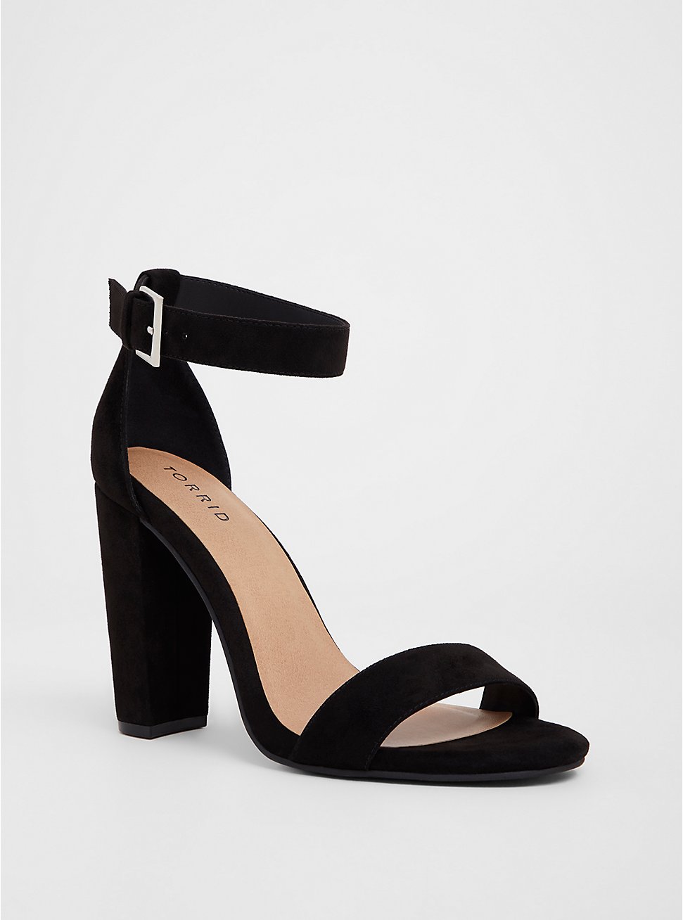 Black Ankle Strap Heel Sandal (Wide Width) - Plus Size | Torrid