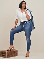 Bombshell Skinny Premium Stretch High-Rise Jean, UPSTATE, hi-res