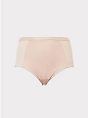 Plus Size Microfiber High-Rise Brief 360° Smoothing Panty, ROSE DUST, hi-res