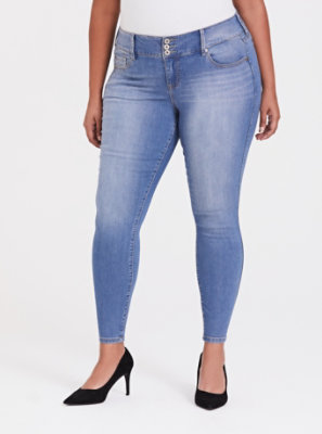 plus size stretch jeggings