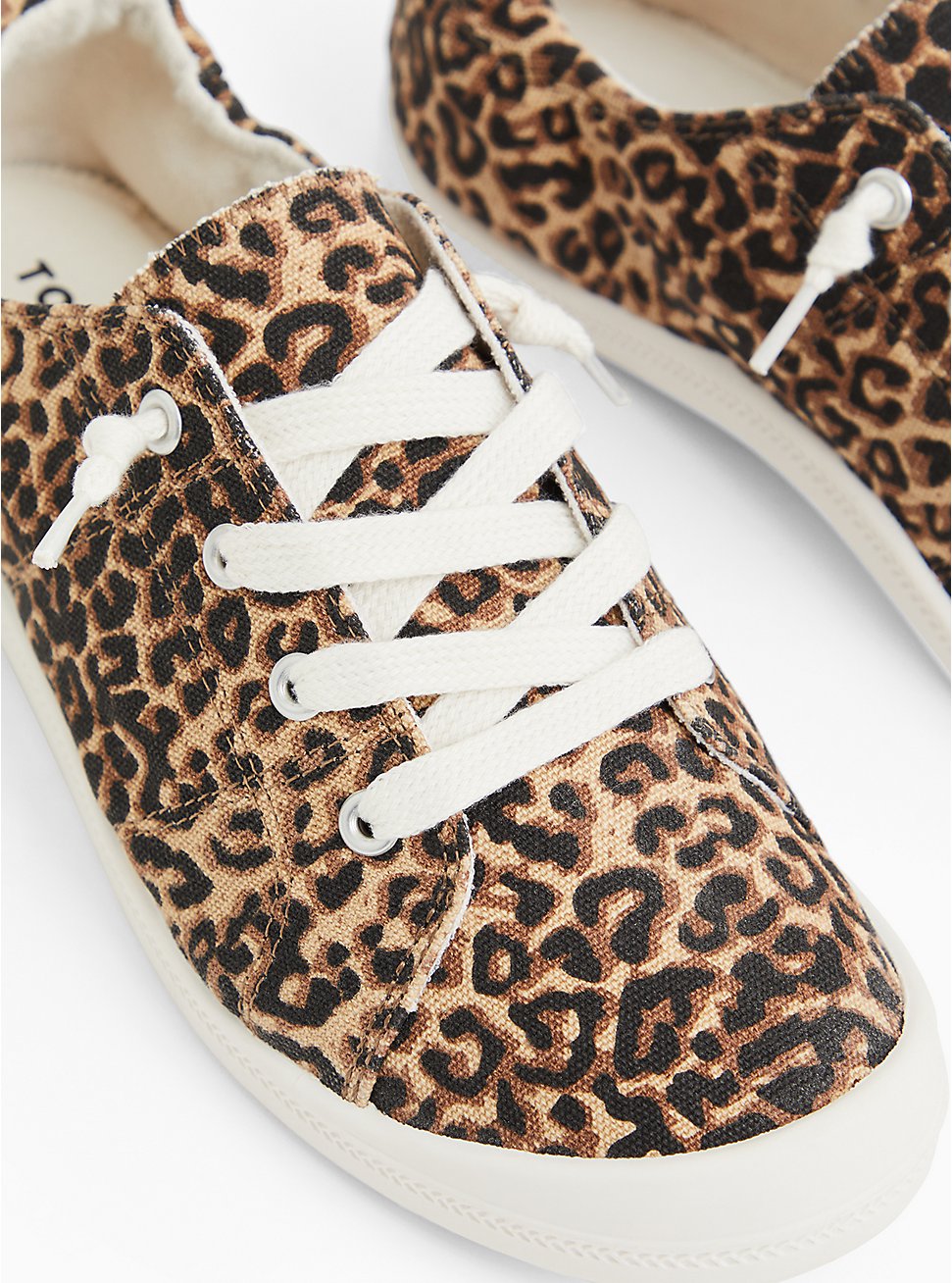 Riley Ruched Sneaker (WW), LEOPARD, hi-res