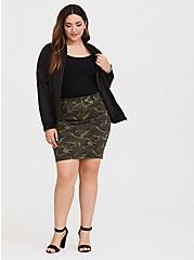 Camo Twill Mini Skirt, NONEC, alternate