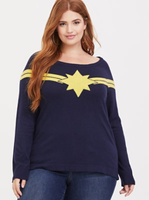 sweater captain marvel