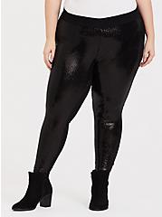 Platinum Legging - Sequin Black, BLACK, hi-res