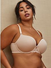 Plus Size Push-Up T-Shirt Bra - Microfiber Beige with 360° Back Smoothing™, ROSE DUST, hi-res