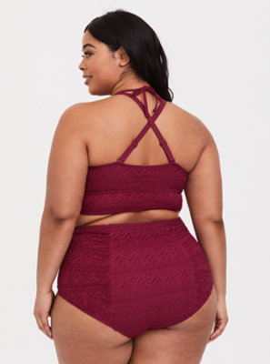 torrid crochet swim bottom