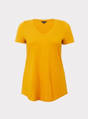 mustard yellow top plus size