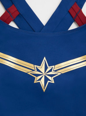 captain marvel sports bra