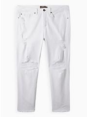 Plus Size Straight Classic Denim High-Rise Jean, OPTIC WHITE, hi-res