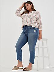 Plus Size Straight Classic Denim High-Rise Jean, ARTISAN, alternate