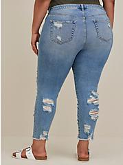 Plus Size Straight Classic Denim High-Rise Jean, SHOT TO HELL, alternate
