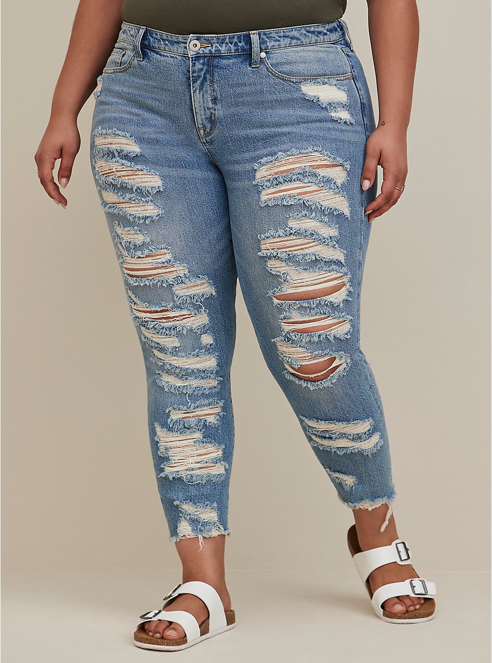 Plus Size Straight Classic Denim High-Rise Jean, SHOT TO HELL, hi-res