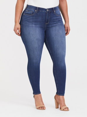 torrid premium sky high skinny jeans