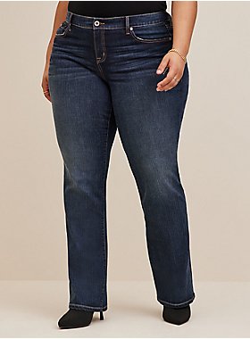 Slim Boot Vintage Stretch Mid-Rise Jean