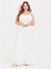 Plus Size Special Occasion Ivory Lace Mermaid Formal Gown, CLOUD DANCER, hi-res