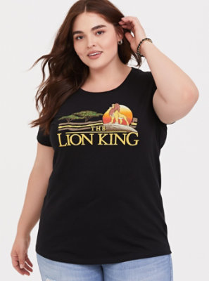 plus size lion king shirt