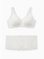 Everyday Wire-Free Lightly Lined Smooth 360° Back Smoothing™ Bra, CLOUD DANCER, alternate