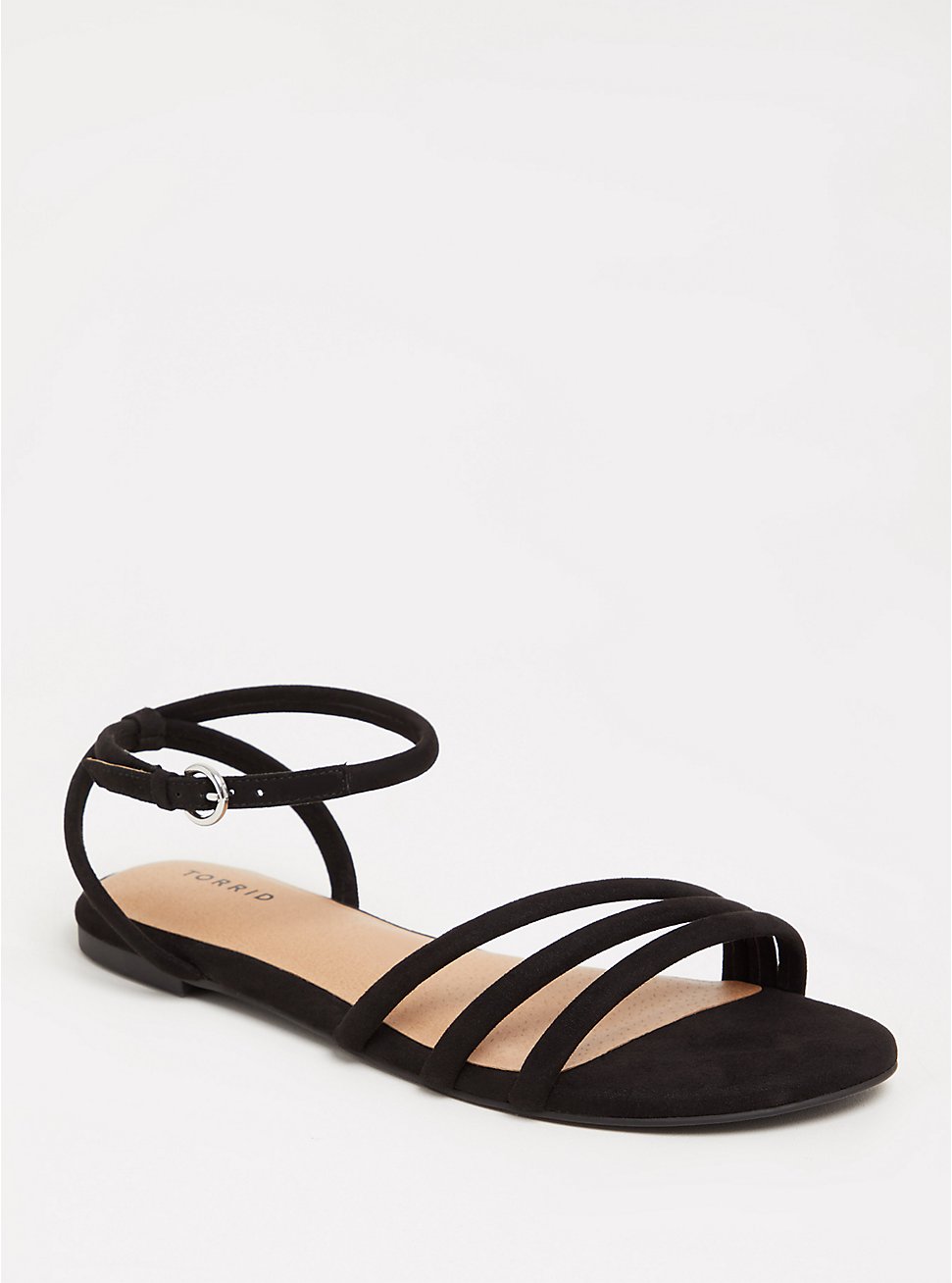 Plus Size - Black Strappy Sandal (WW) - Torrid