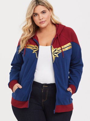 torrid captain marvel jacket