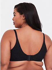 Wire-Free Lightly Lined Super Soft Lace 360° Back Smoothing™ Bra, RICH BLACK, alternate