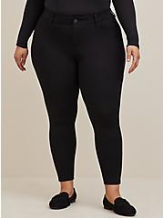 Plus Size Bombshell Skinny Pant - Luxe Ponte Black, DEEP BLACK, alternate