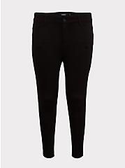 Plus Size Bombshell Skinny Pant - Luxe Ponte Black, DEEP BLACK, hi-res