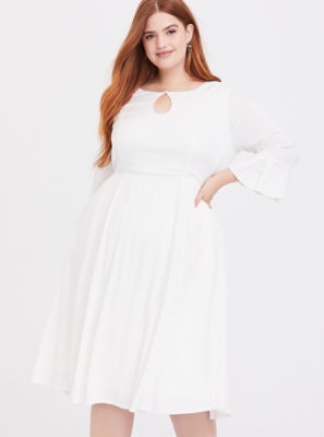 torrid all white dresses