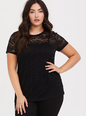 torrid lace top