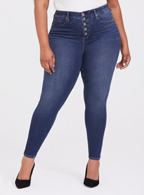 fancy long top on jeans