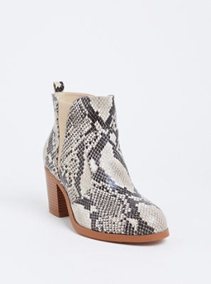 torrid snakeskin booties