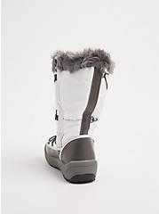 Plus Size Drawstring Cold Weather Boot (WW), WHITE, alternate
