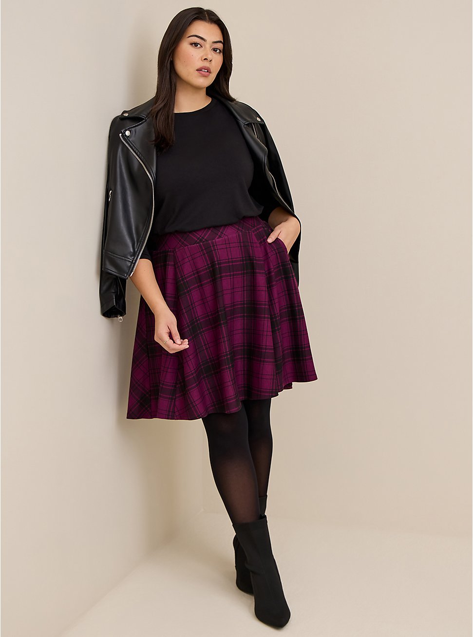 Mini A-Line Skirt For Apple Shape By torrid.com