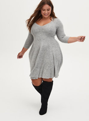 sweater dresses for plus size women