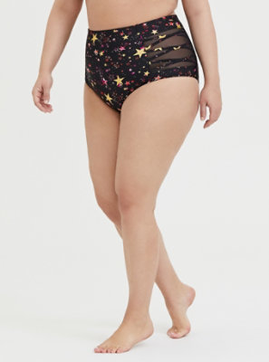 torrid high waisted swim bottoms