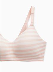 Breast Cancer Awareness - Light Pink Stripe 360° Back Smoothing™ Lightly Lined Everyday Wire-Free Bra, PINK STRIPE, alternate