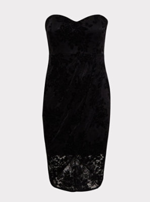 torrid black wrap dress