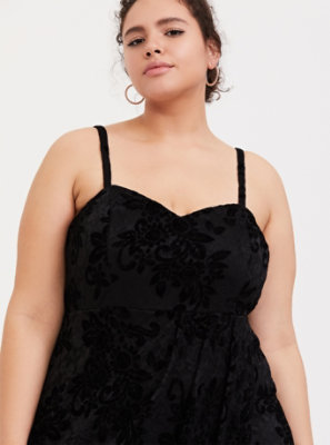 torrid black wrap dress