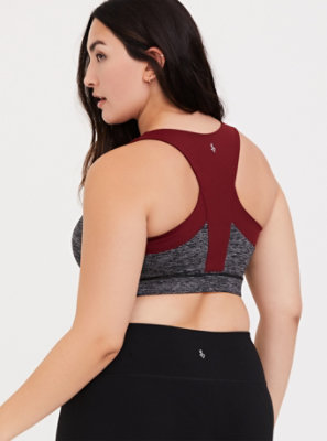 lined sports bra